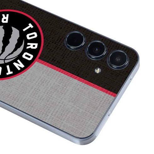 NBA Toronto Raptors Split Canvas Galaxy A35 5G Skin